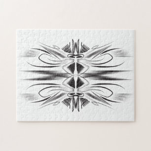 Creative artistic border pattern jigsaw puzzle