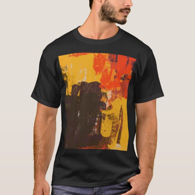 Creative artistic sketch, colourful texture. T-Shirt (Front)