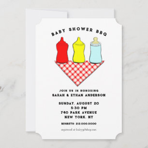 Creative Baby Shower BBQ Invitation