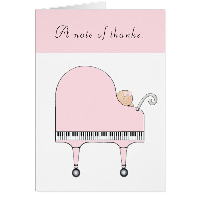 Creative Baby Thank You Note Cards (Front)
