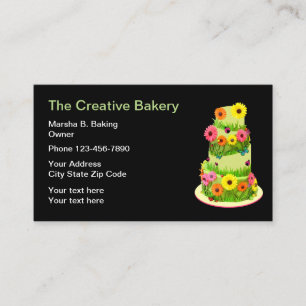 Creative Bakery And Catering Business Card