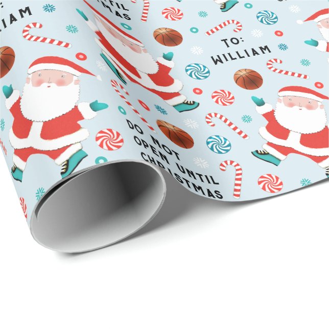 Creative Basketball Holiday Gift Wrapping Paper (Roll Corner)