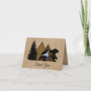 Creative Bear Thank You Card