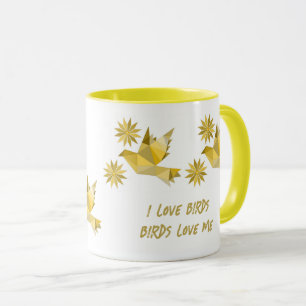 CREATIVE BIRD MUG FOR PRESENT