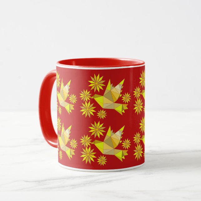 CREATIVE BIRD MUG FOR PRESENT ANYONE (Front Left)