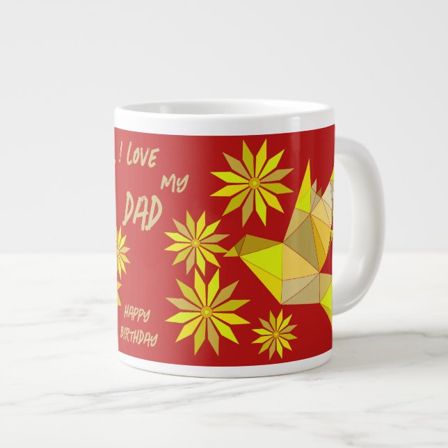 CREATIVE BIRD MUG FOR PRESENT DAD (Front Right)