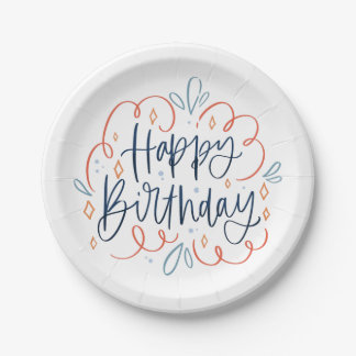 Creative Birthday Paper Plate