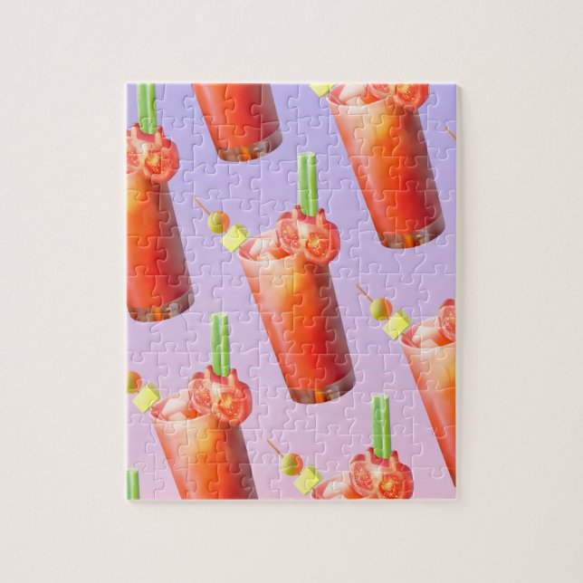 Creative Bloody Mary Cocktail Jigsaw Puzzle (Vertical)