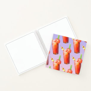 Creative Bloody Mary Cocktail Notebook
