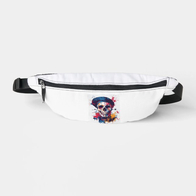 Creative Bones � Funny Artist Skull Bum Bags (Front)