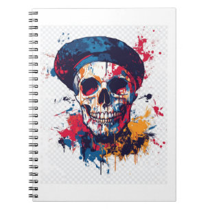 Creative Bones � Funny Artist Skull Notebook