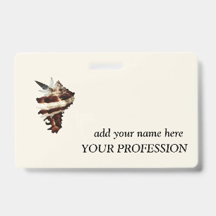 Creative Boutique Custom Name & Profession ID Badge