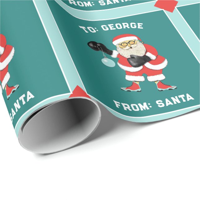 Creative Boxing Holiday Gift Wrapping Paper (Roll Corner)