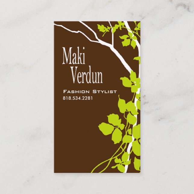 Creative Branches (Fashion Stylist) Business Card (Front)