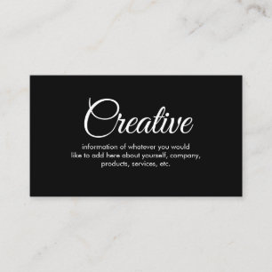 Creative Business Card