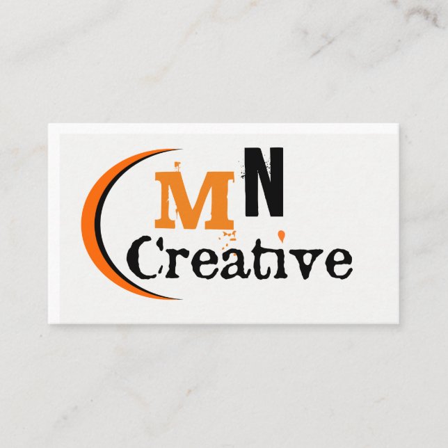 "Creative" Business Card (Front)