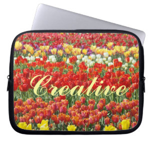 Creative Business Office Laptop bag Tulips