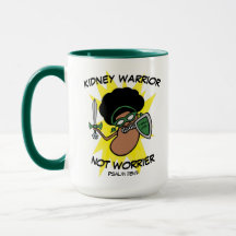 Creative Cartoon Kidney Warrior Hero Mug