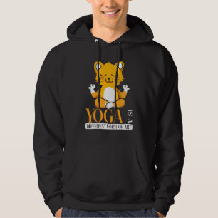Creative Cat Yoga Hoodie