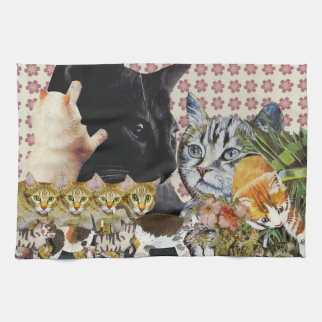 Creative Cats Kitchen Towel (Horizontal)
