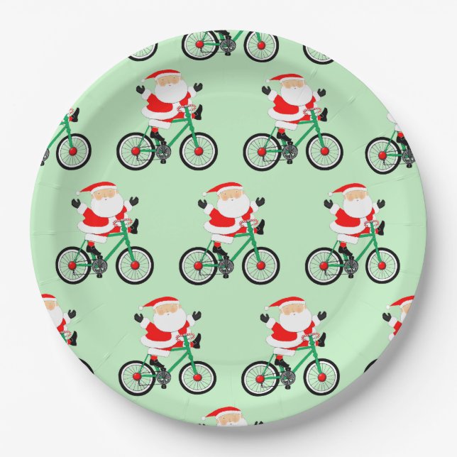 Creative Christmas Party paper plate (Front)