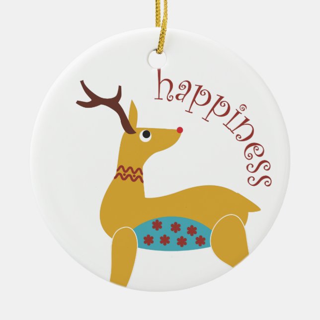 Creative Christmas Products Ceramic Tree Decoration (Front)