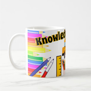 Creative Classroom Coffee Mug Featuring Study Tool