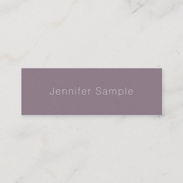Creative Clean Design Modern Luxury Professional Mini Business Card (Front)