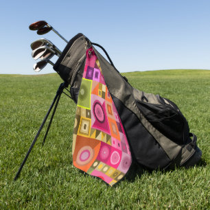 CREATIVE COLOUR PLAYING ART FOR GIFT  GOLF TOWEL
