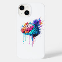 Creative Colourful Brain Splash Artwork