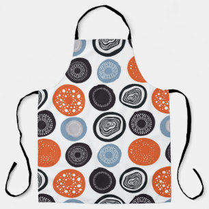 Creative, colourful geometric circle pattern. apron