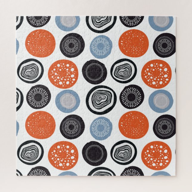 Creative, colourful geometric circle pattern. jigsaw puzzle (Vertical)