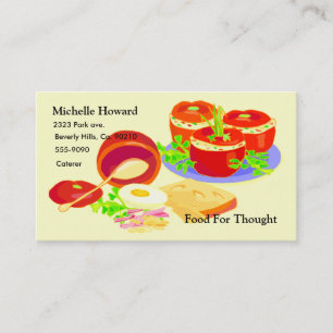 Creative Cooking Set Business Card