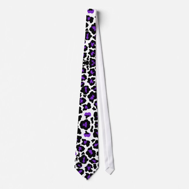 creative cow purple tie (Front)
