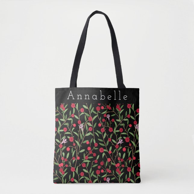 Creative Cranberry Personalise Tote Bag (Front)