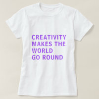 Creative Creativity Slogan Quote Purple Typography