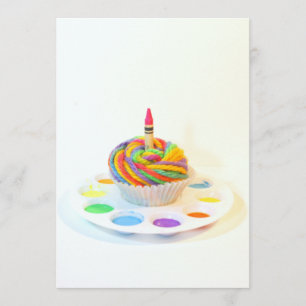 Creative Cupcake Birthday Party Invitation