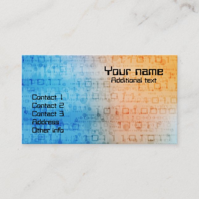 creative design business card (Front)