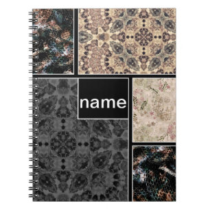 Creative design for your photos text ornamental sn notebook