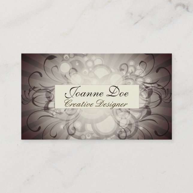 Creative Designer Business Card (Front)