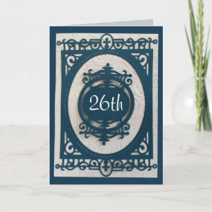 Creative Die Cut Happy Birthday Card