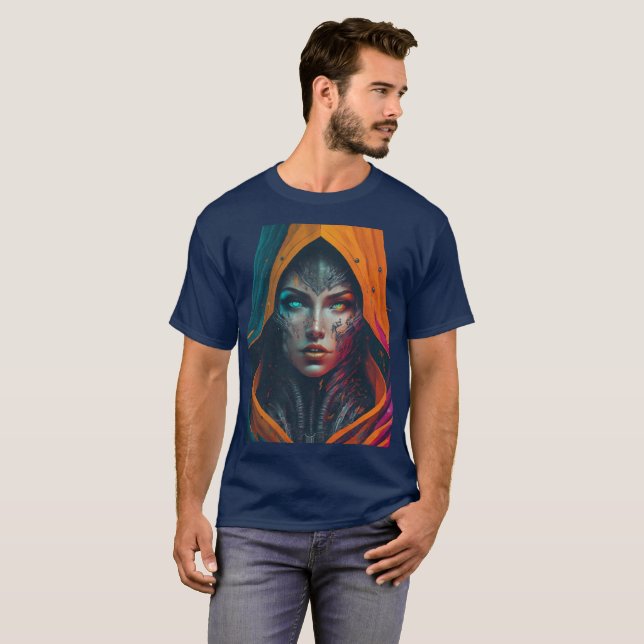 Creative Digital Woman T-Shirt (Front Full)