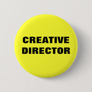 CREATIVE DIRECTOR 6 CM ROUND BADGE