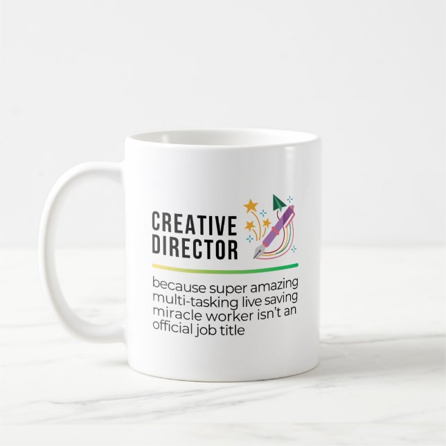 Creative Director Coffee Mug (Left)