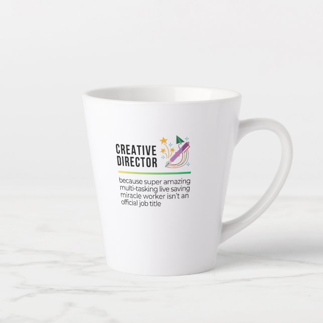 Creative Director Latte Mug (Right)