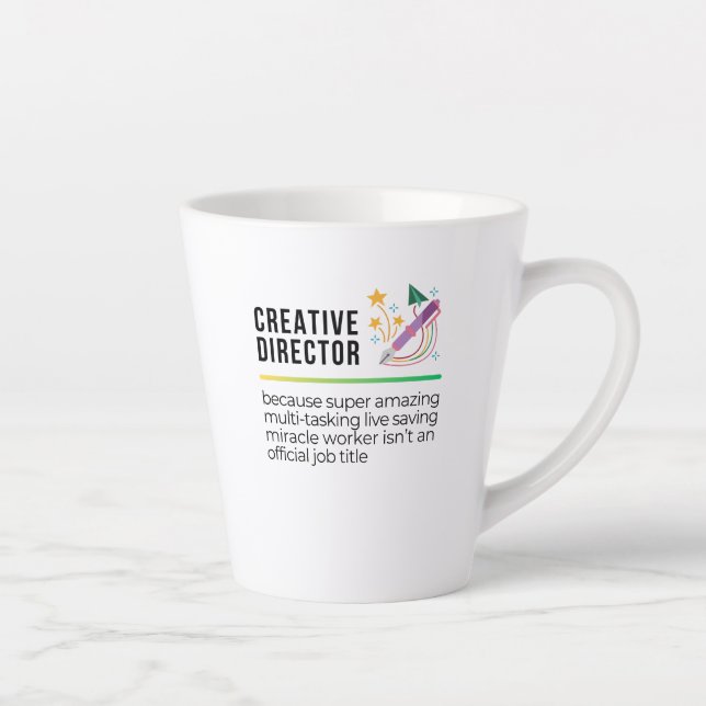 Creative Director Latte Mug (Right)