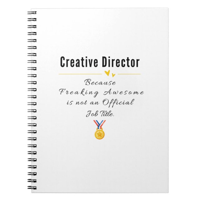 Creative Director Notebook (Front)