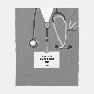 Creative Doctor Fleece Blanket