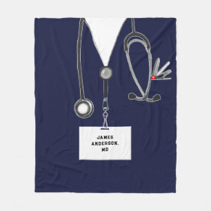 Creative Doctor Fleece Blanket