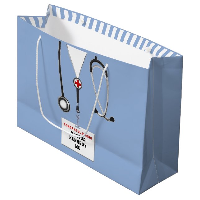 Creative Doctor Graduation Large Gift Bag (Front Angled)